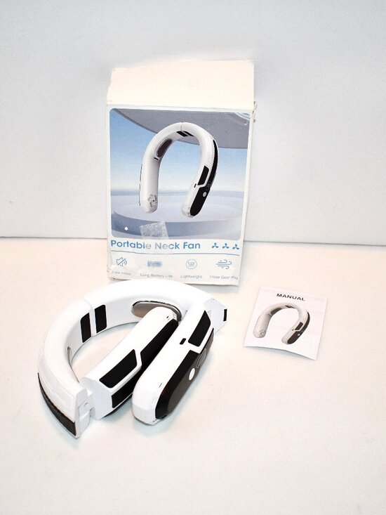 WXX Portable Neck Fan, Rechargeable 360° Cooling Personal Fan, Foldable Quiet We - Picture 1 of 6